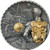 2021 3 Oz Silver $20 Cook Islands Steampunk JET PACK Antique Finish Gilded Coin.