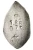 RARE 1.8 Oz Silver FLAMING SKULL Hand Poured Bar.