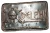 2.49 Oz Silver DELPHI TACTICAL Hand Poured Bar WITH Beautiful Artificial Tone.