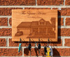 Custom Designed Laser Engraved Key Holder