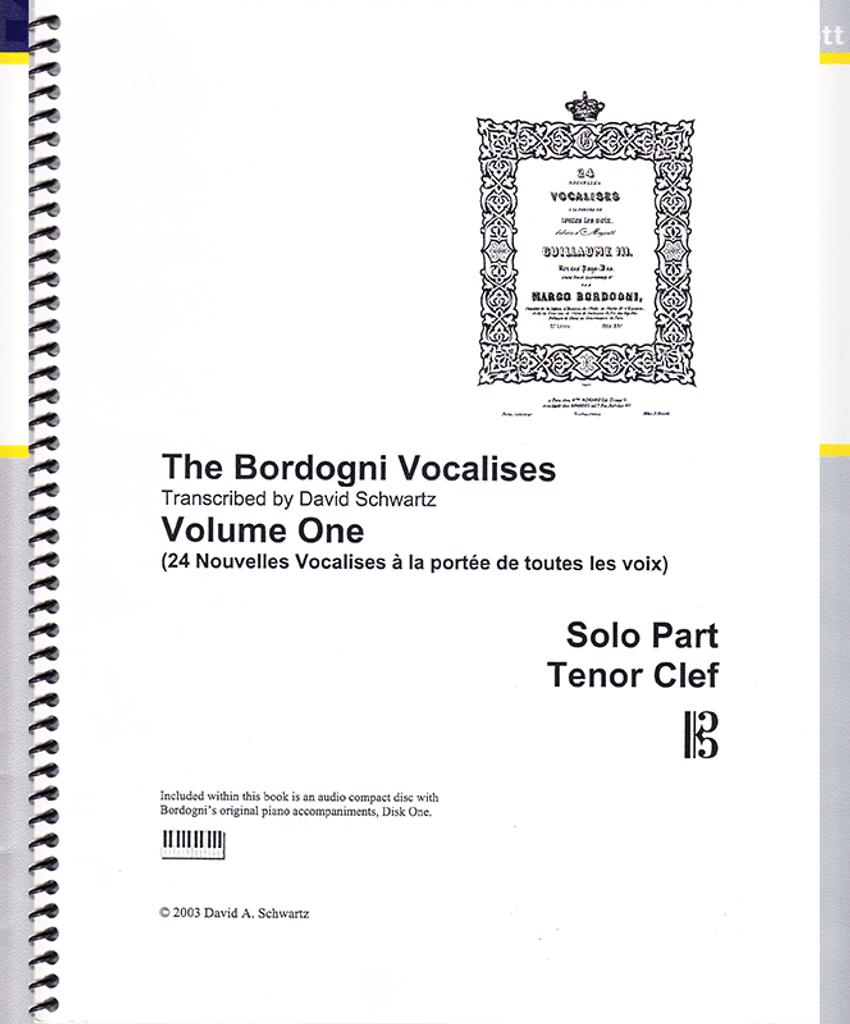 Bordogni,Tenor Clef, Volume 1 
