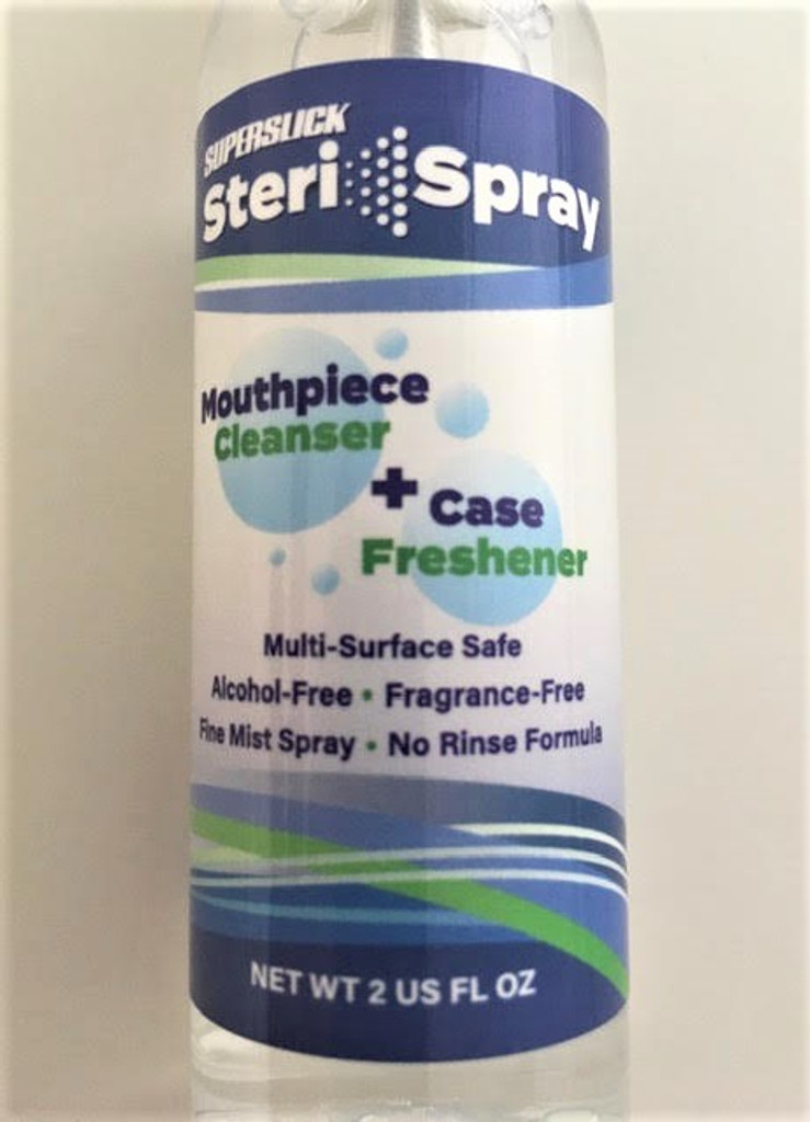 Superslick Steri-Spray Mouthpiece Cleaner & Case Freshener, 2oz