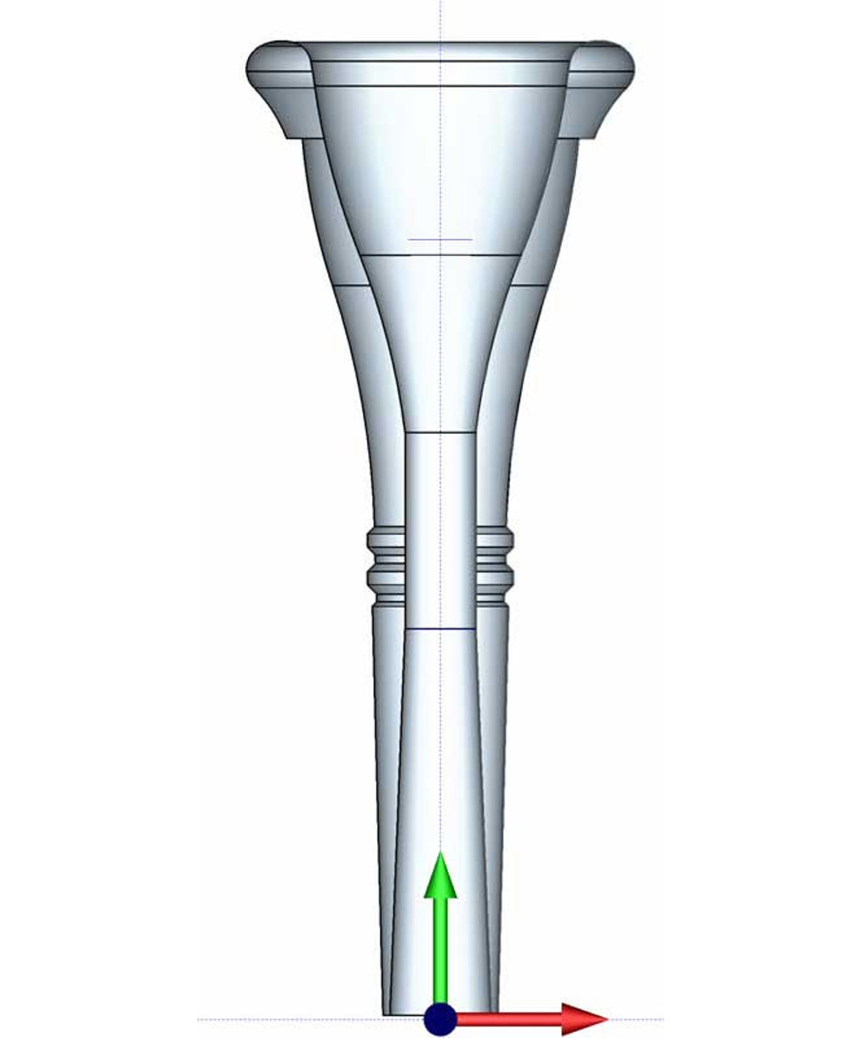 Osmun One Piece Horn Mouthpiece