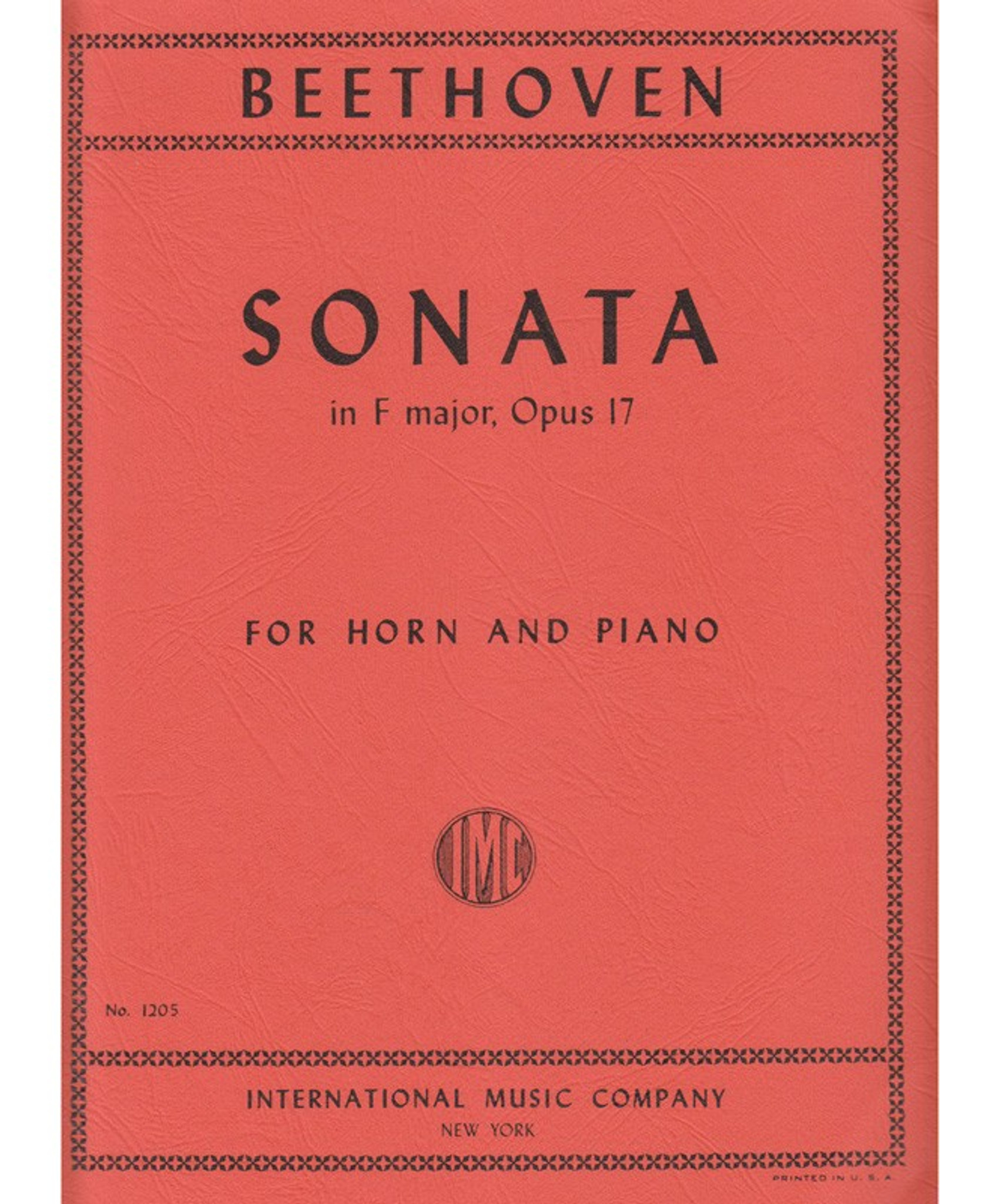 Beethoven Sonata Op 17 for French Horn