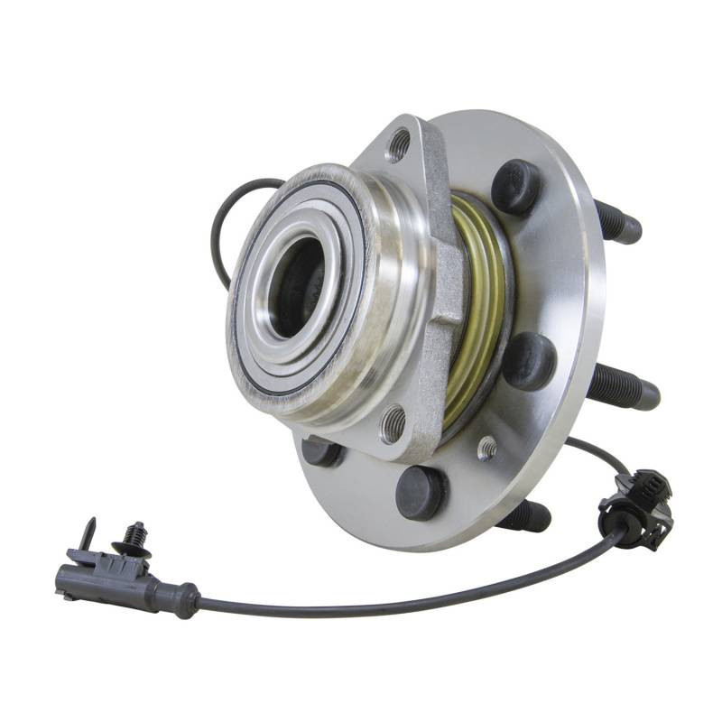 Yukon Gear & Axle Yukon Front Unit Bearing & Hub Assembly For 07-13 GM 1/2 Ton With ABS 6 Studs YB U515096 