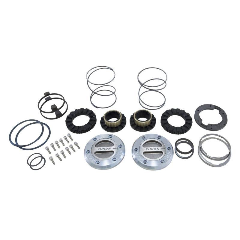 Yukon Gear & Axle Yukon Hardcore Locking Hub Set For 94-99 Dodge Dana 60 With Spin Free Kit YHC70008 