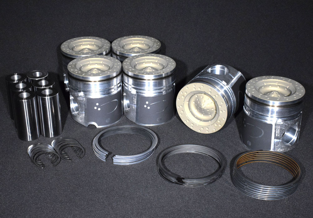 Speed of Air Piston & Ring Set (1.0MM OVER) - 2003-2004 Cummins I6 ETC/Non-HO XA7196-1.0K1
