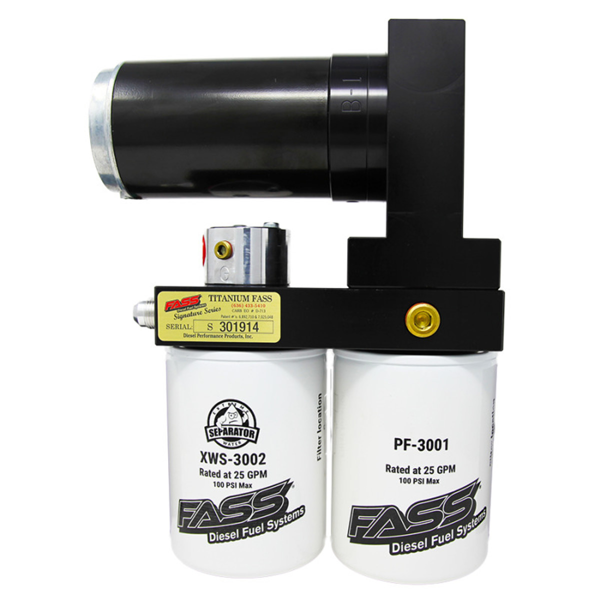 FASS Fuel Air Separation Systems FASS Titanium Signature Series 220gph - 17-19 L5P Duramax TSC13250F220G 