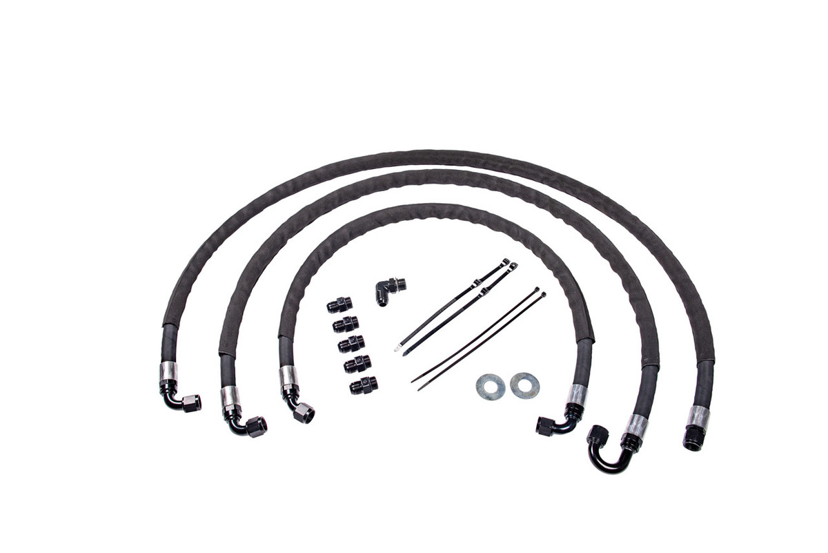 Fleece Performance Engineering Fleece - Transmission Cooler Line Set - 2015-2016 LML Duramax FPE-TL-LML-1516 