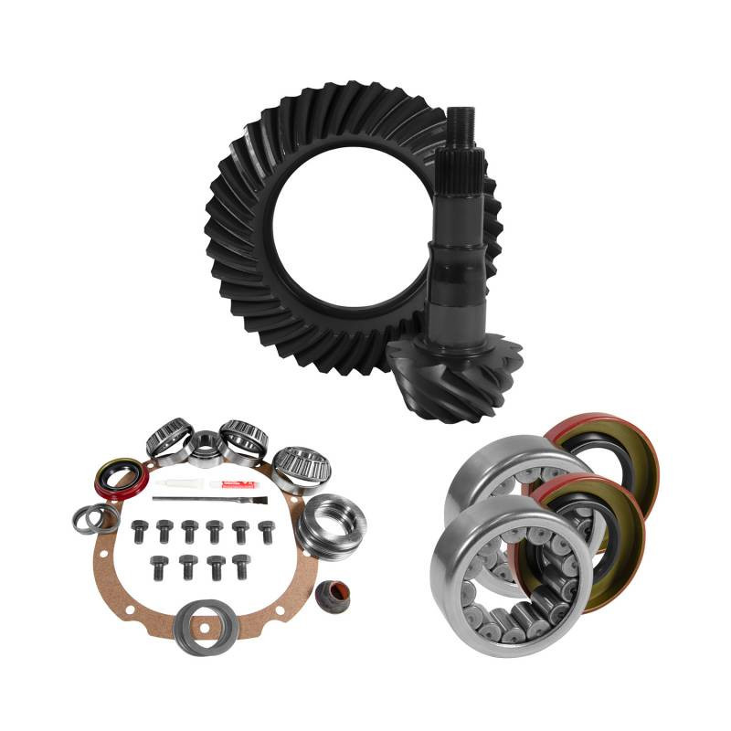 Yukon Gear & Axle 8.8 inch Ford 4.56 Rear Ring and Pinion Install Kit 2.99 inch OD Axle Bearings and Seals YGK2068 