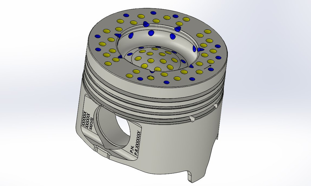 UEM - Speed of Air Hyperformance Pistons Speed of Air Piston & Ring Set (.75MM Over) - 2001-2005 GM 6.6L LB7/LLY Duramax XA7208-0.75K1 