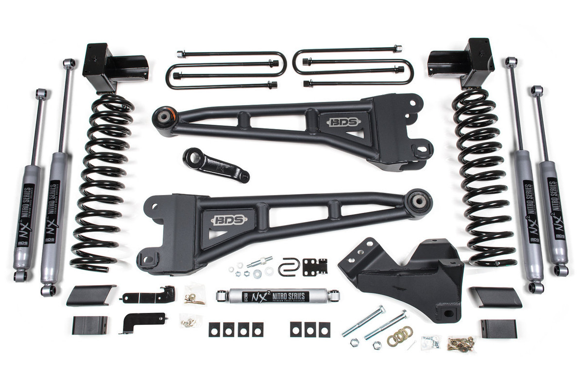 BDS Suspension BDS - 5 Inch Lift Kit W/ Radius Arm - Rear Block Kit - 2023-2024 Ford F250/F350 4WD 2203H BDS Suspension BDS - 5 Inch Lift Kit W/ Radius Arm - Rear Block Kit - 2023-2024 Ford F250/F350 4WD 2203H