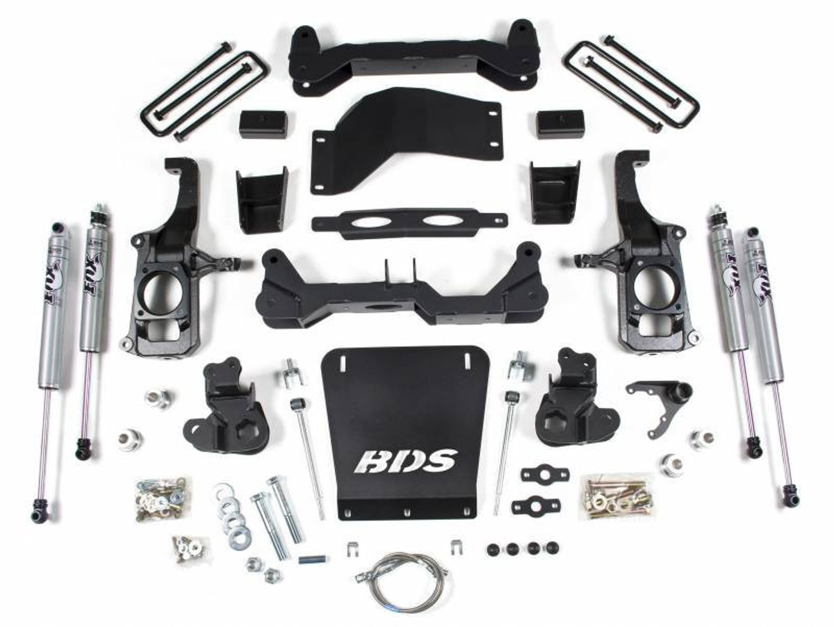 BDS Suspension BDS - 4.5 Inch Suspension Lift Kit - FOX 2.0 Shocks - 3" Block Kit - 2011-2019 Chevy/GMC HD 2WD 4WD W/ Overload Springs 1820FS BDS Suspension BDS - 4.5 Inch Suspension Lift Kit - FOX 2.0 Shocks - 3" Block Kit - 2011-2019 Chevy/GMC HD 2WD 4WD W/ Overload Springs 1820FS