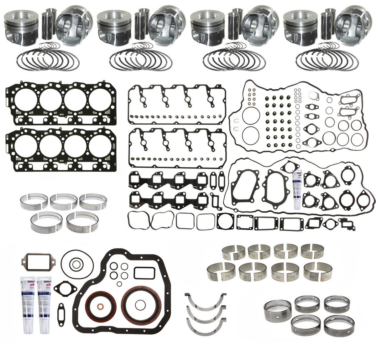 Performance Diesel Parts MAHLE - UEM - Engine Rebuild Kit - 2006-2007 GM 6.6L LBZ Duramax - ERK-GM0607-UEM Performance Diesel Parts MAHLE - UEM - Engine Rebuild Kit - 2006-2007 GM 6.6L LBZ Duramax - ERK-GM0607-UEM