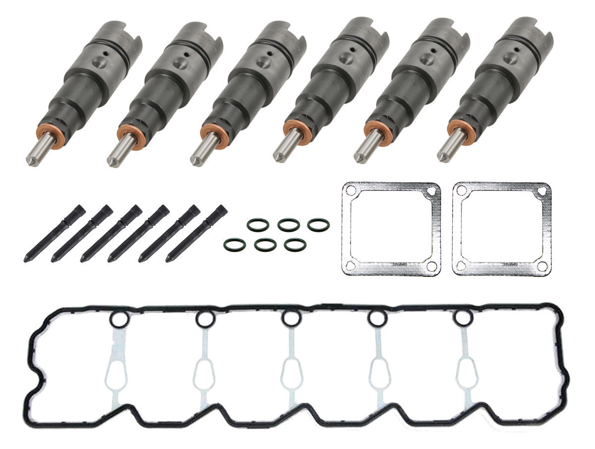 【純正】Cummins（カミンズ）インジェクター 4954921 6本Set Performance Diesel Parts 2001-2002 5.9L Cummins Fuel Injector Kit