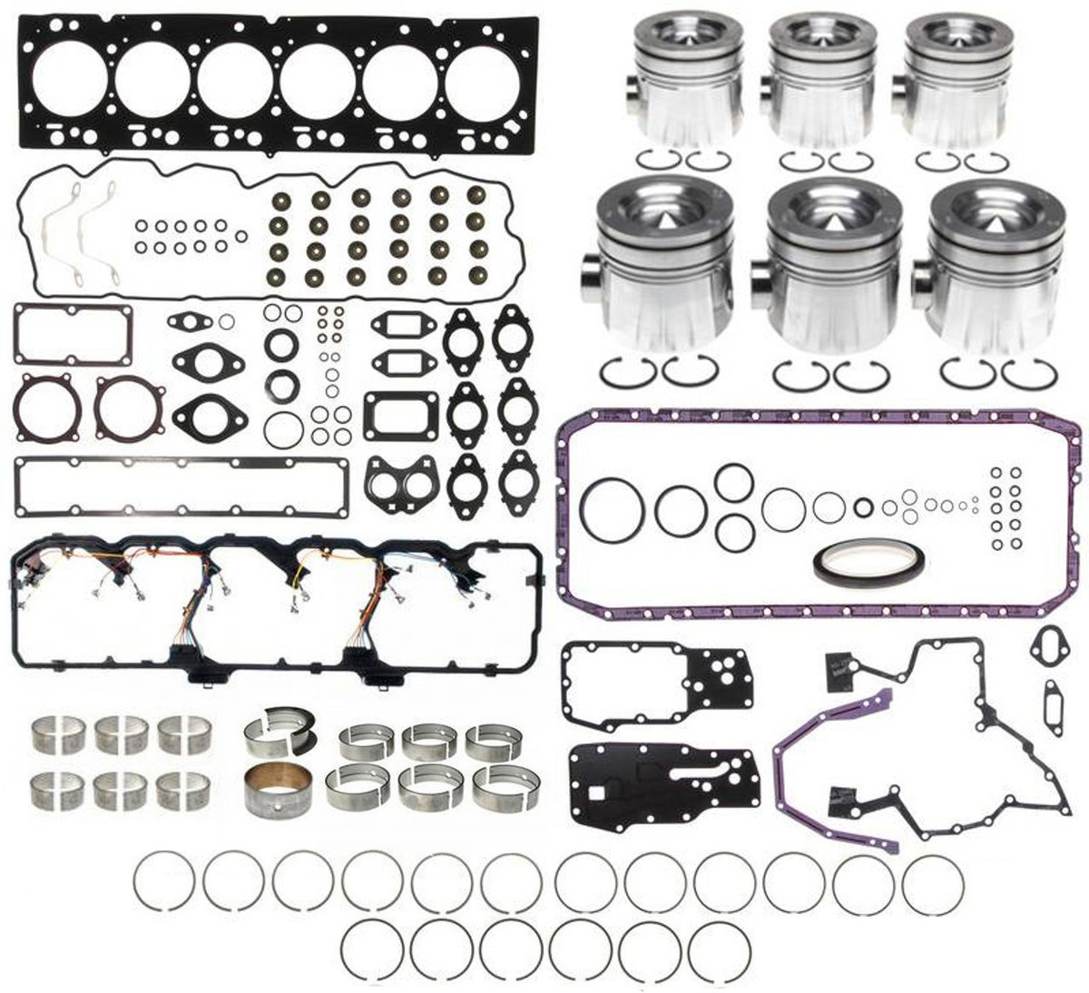 Performance Diesel Parts MAHLE - UEM - Engine Rebuild Kit - 2006-2007 Dodge RAM 5.9L Cummins - ERK-D0607-UEM 
