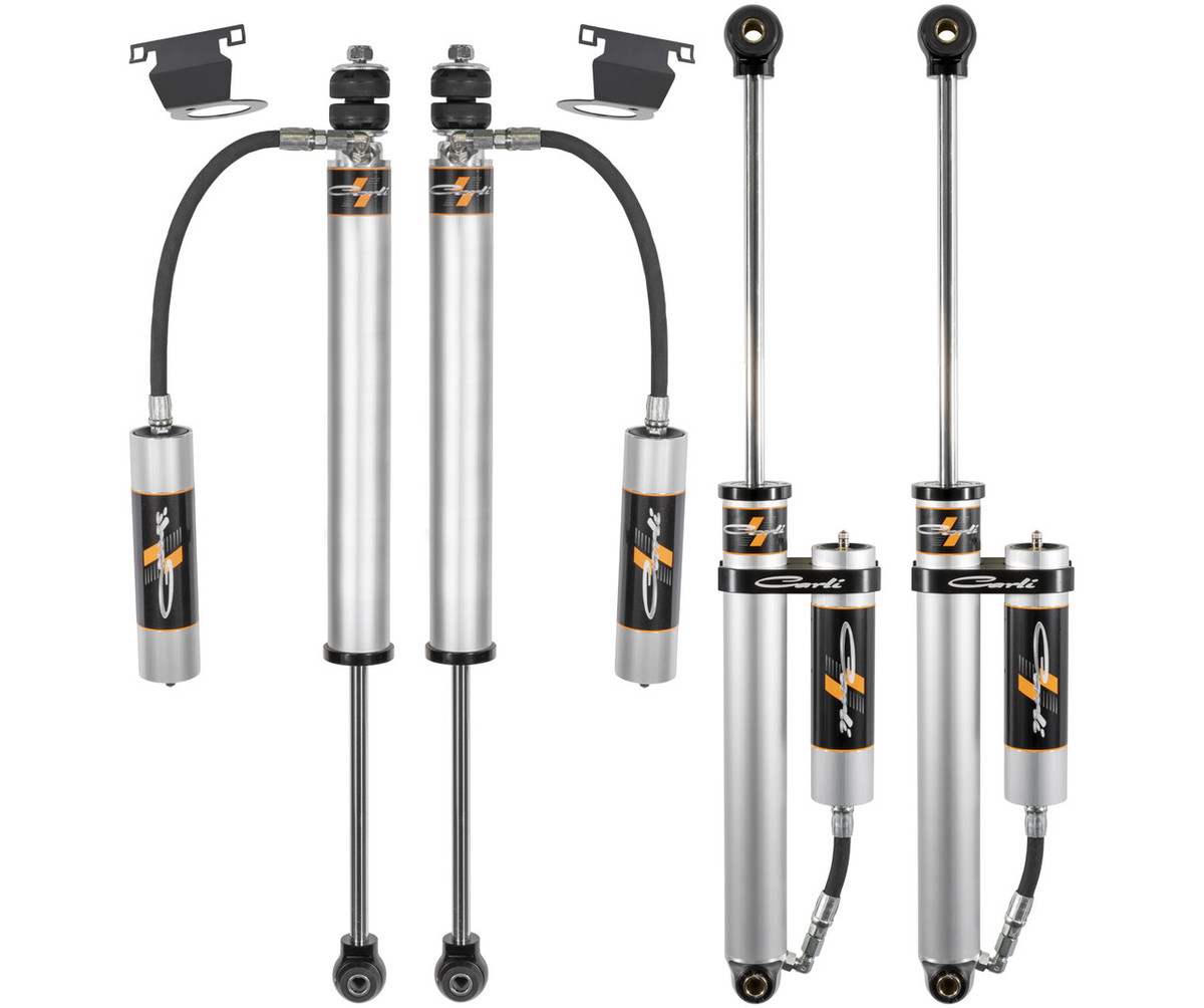 Carli Suspension Carli Backcountry Leveling Shock Set, Remote Reservoir, 2013-23, Ram 3500, 4x4 CS-DLVLSPKG-CS20RR-B 