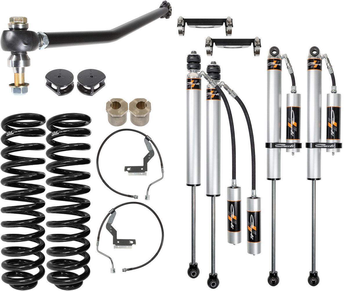 Carli Suspension Carli - Backcountry Leveling System - 2.5" to 3.5” Lift - 2017-2022 Ford F250/F350 4X4 Diesel - CS-FLVL-BC-CS-17 