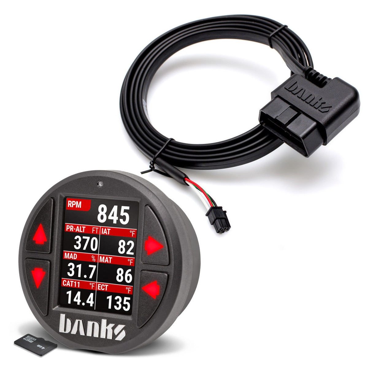 Banks Engineering Banks - iDash Data Pro Standalone - All 2008+ OBDII CAN bus vehicles - 66711 