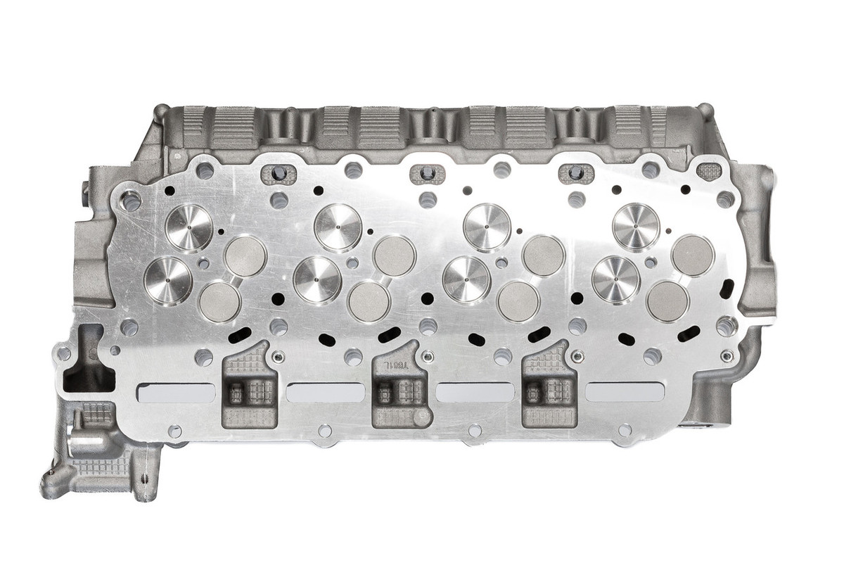 Power Stroke Products Cylinder Head (Left) - Loaded - OEM Springs - 2011-2014 Ford 6.7L Power Stroke - PP-6.7FHOEMLEFT 