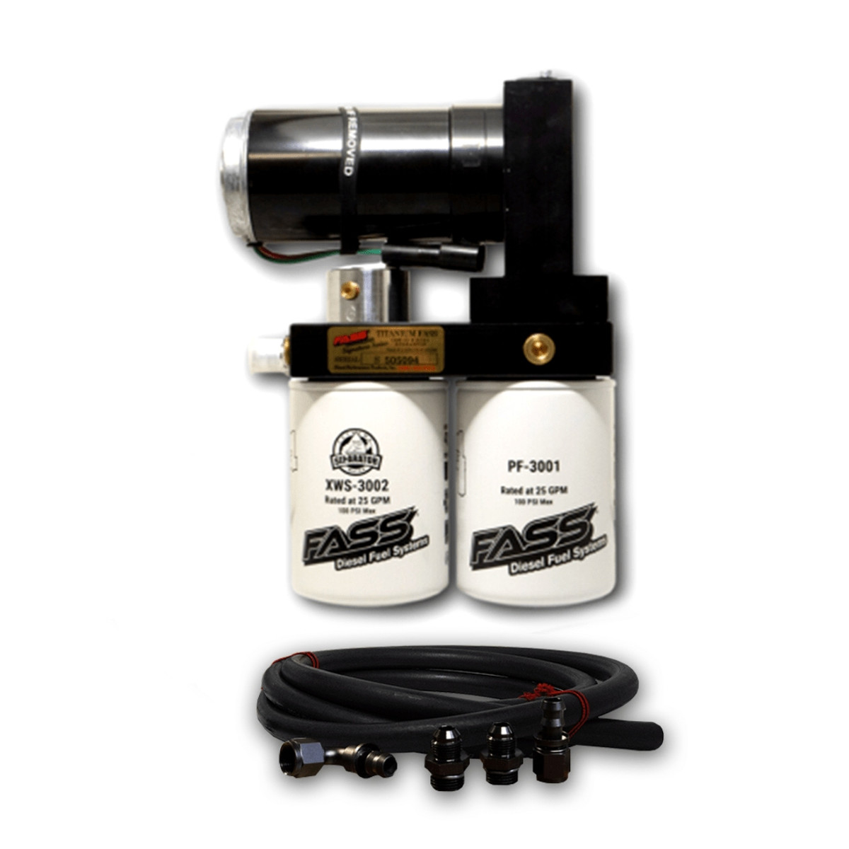 FASS Fuel Air Separation Systems FASS - Titanium Signature Series Plus Fuel System - 100G - 2005-2018 and 2021-2024 Dodge RAM 5.9L 6.7L Cummins (Stock-600hp) 