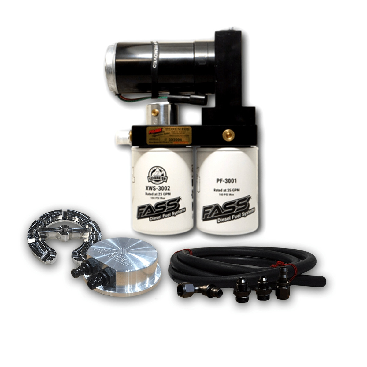 FASS Fuel Air Separation Systems FASS - No-Drop Series Plus Fuel System - 100G - 2005-2018 and 2021-2024 Dodge RAM 5.9L 6.7L Cummins (Stock-600hp) 