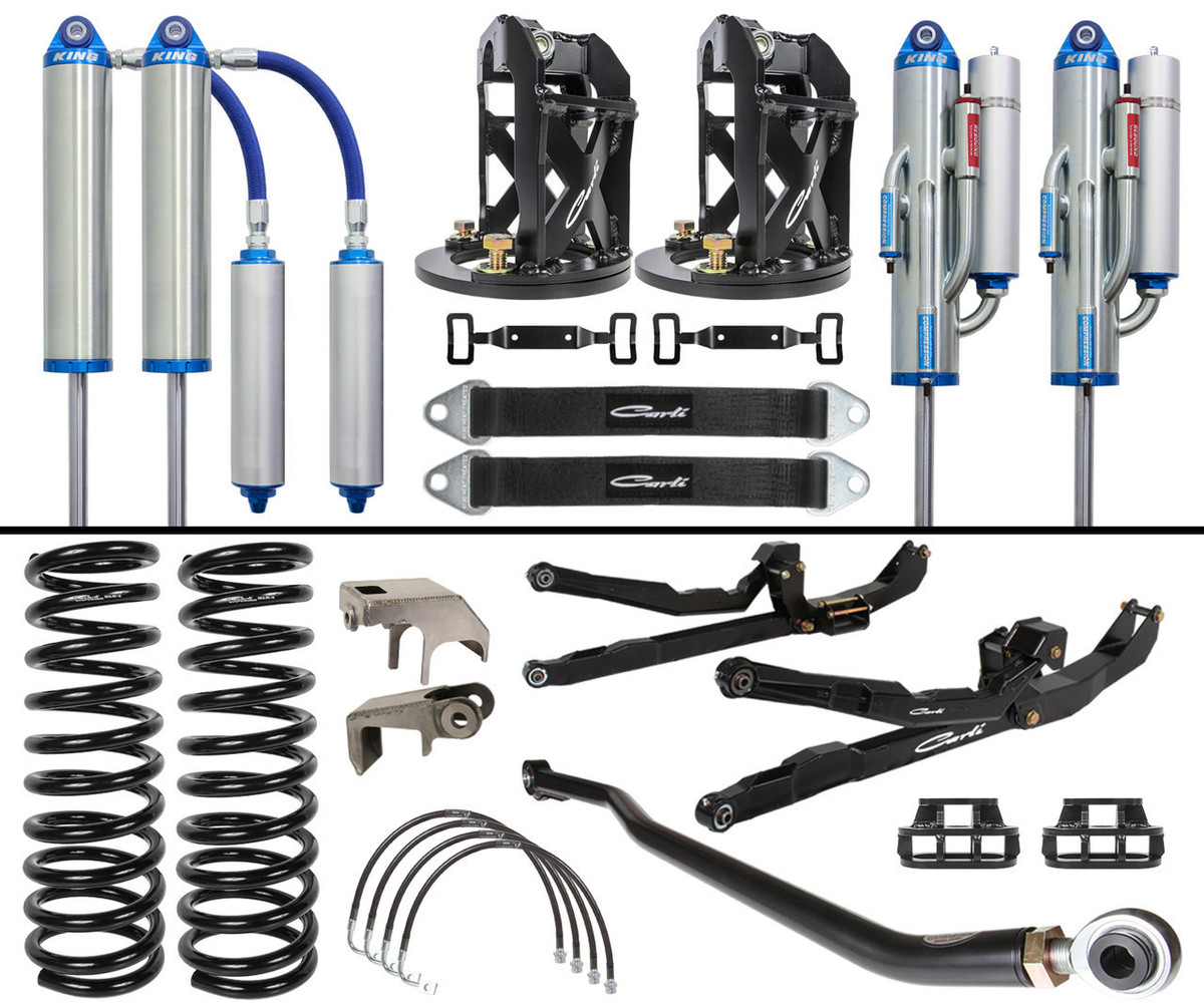 Carli Suspension Carli - Unchained 3.5 Long Arm Leveling/Lift System - 3” Lift - 2003-2009 Ram 2500/3500 Diesel - CS-DUC35-03-D Bundle 