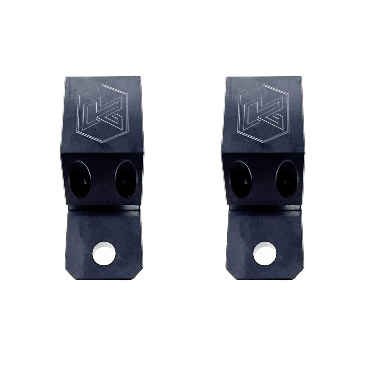 Kryptonite - Dual Steering Stabilizer Bracket Kit - 2005-2026 Ford F450/F550 4X4 Super Duty - KRFSS45
