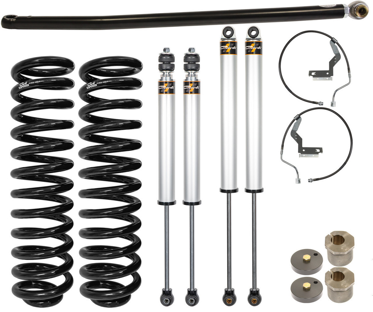 Carli Suspension Carli - Commuter Leveling/Lift System (PAP or FSP Valving) - 2.5" Lift - 2008-2010 Ford F250/F350 4x4 Diesel - CS-FLVL-COM-CS-08-BUNDLE 