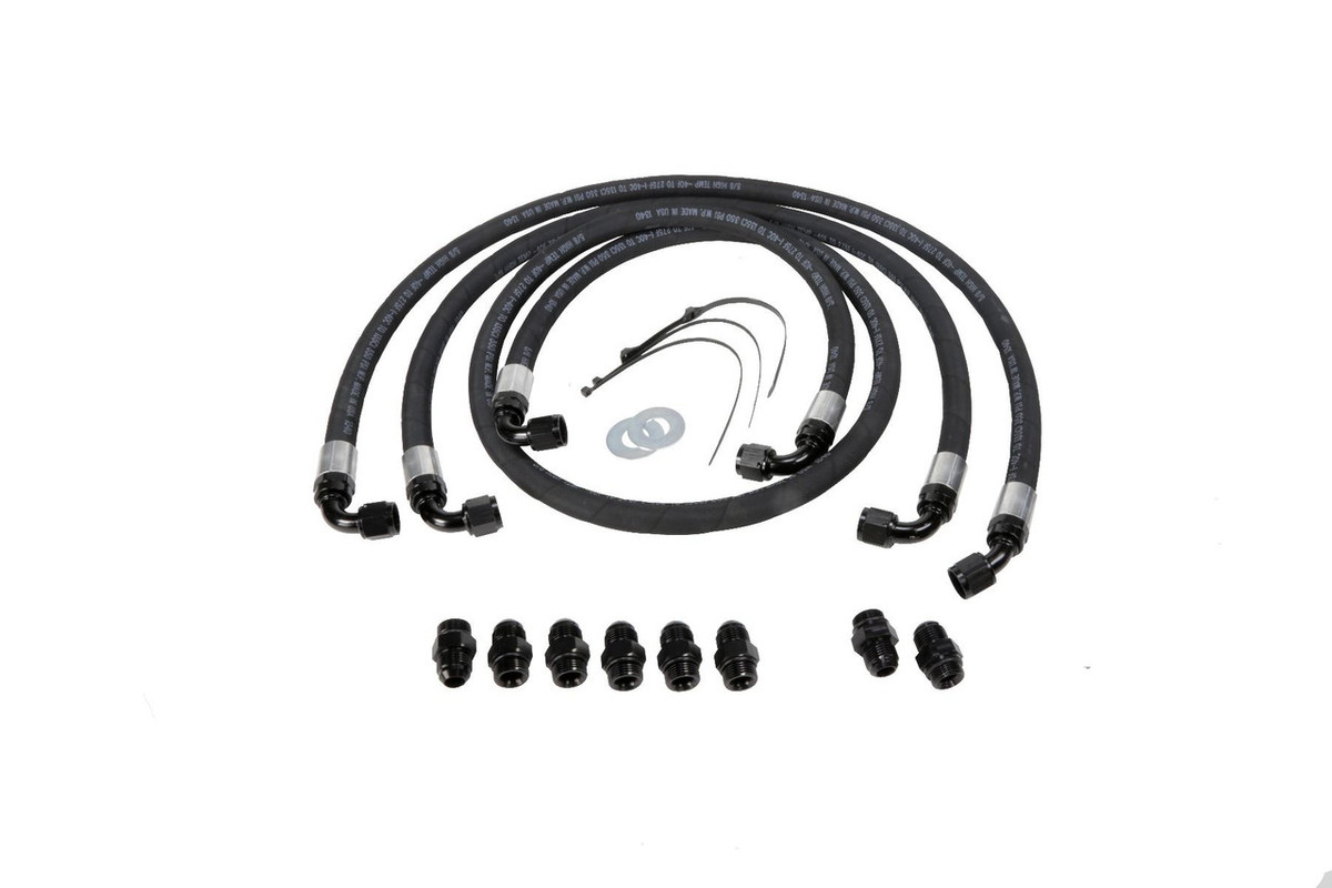 Fleece Performance Engineering Fleece - Allison Transmission Cooler Lines - 2006-2010 GM 6.6L Duramax - FPE-TL-LBZ-LMM 