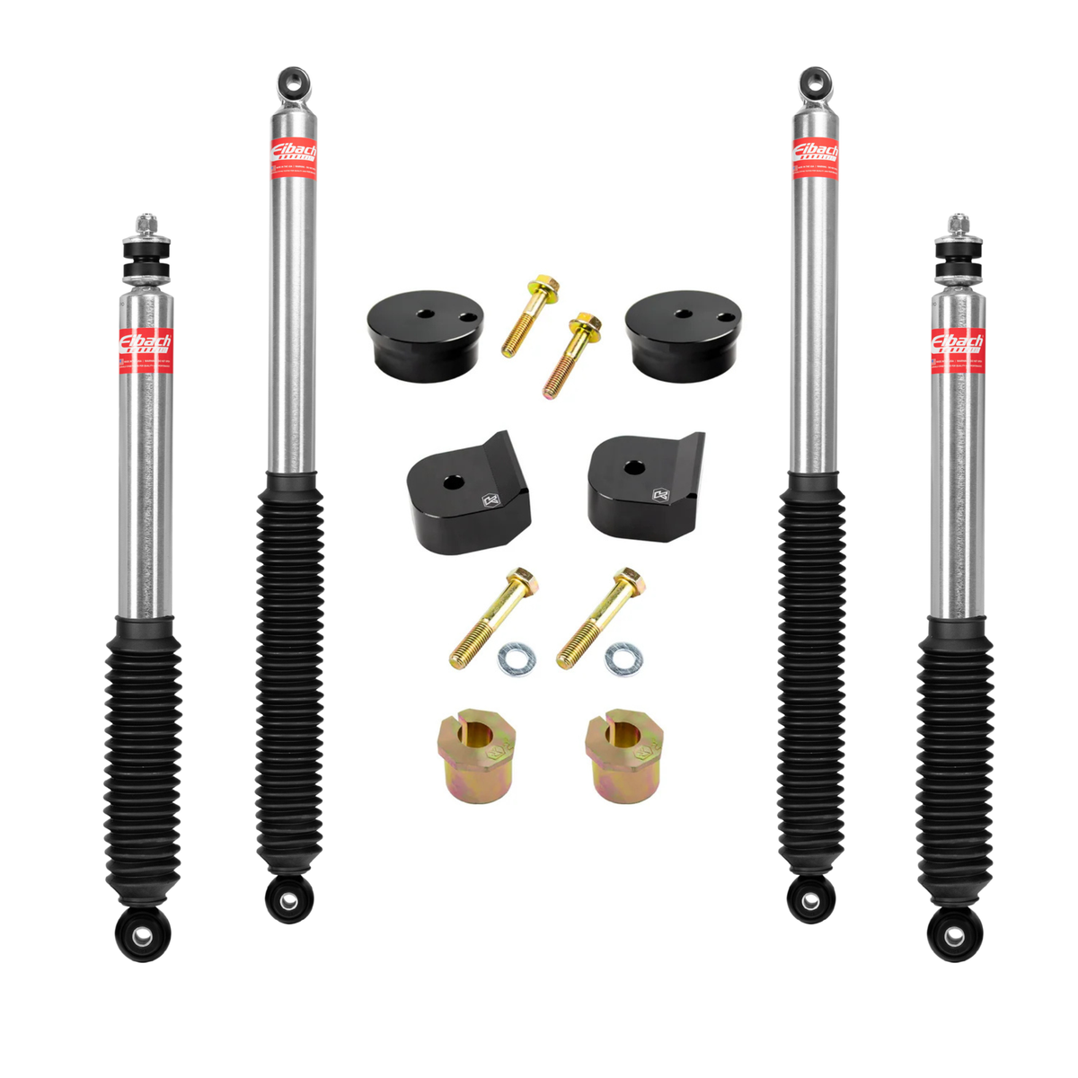 Kryptonite - Stage 1 Leveling Kit with Eibach Shocks - 2005-2016 Ford Power Stroke F250/F350 - KRFD05STAGE1EIB