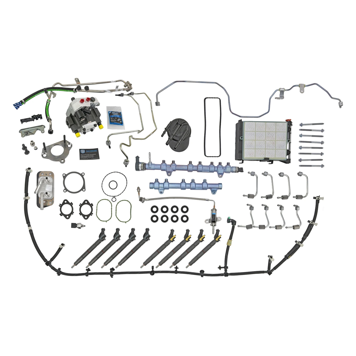 Alliant Power - Fuel Contamination Kit with DCR Pump - 2023-2026 Ford 6.7L Power Stroke - AP57031