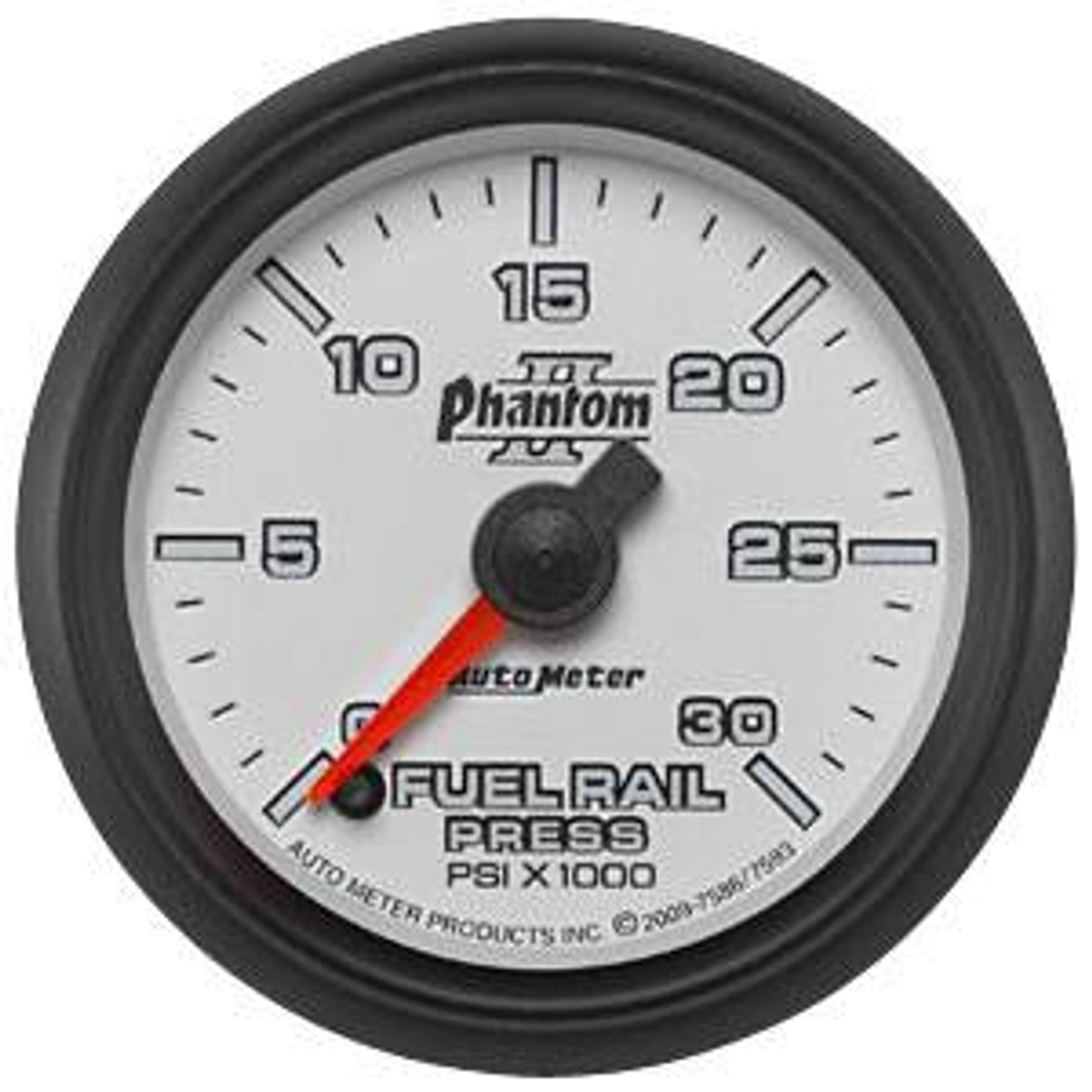Auto Meter Phantom II Diesel Fuel Rail Pressure Gauge 7586