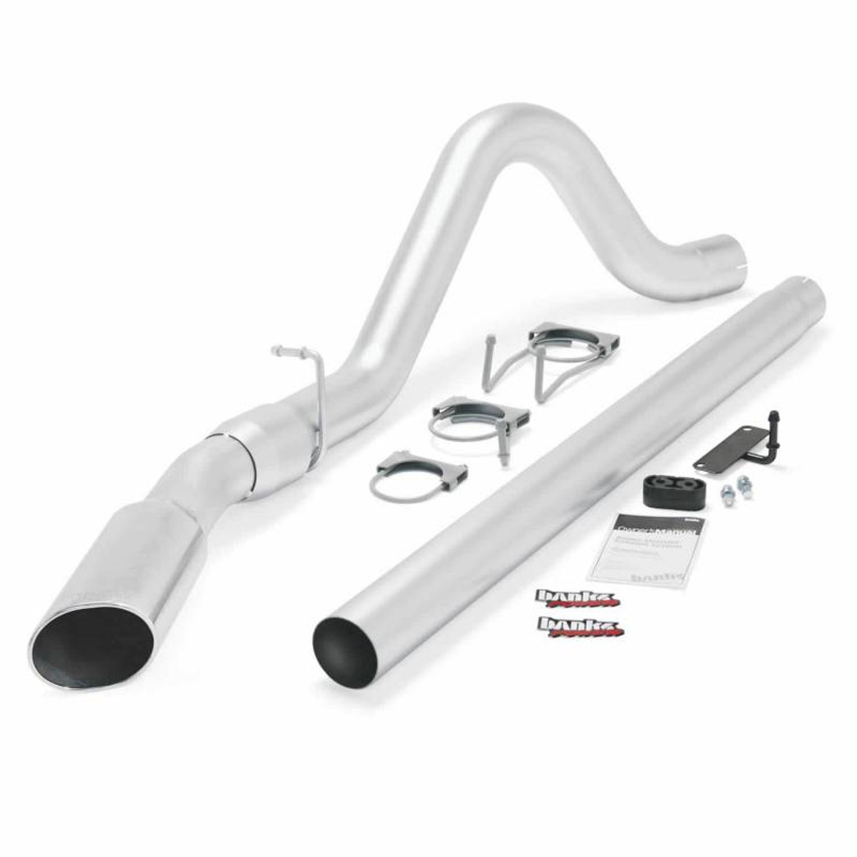 Banks - Monster Exhaust System Single Exit with Chrome Tip 
 08-10 Ford 6.4L ECSB-CCSB 49780