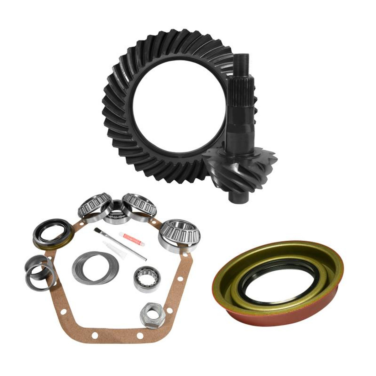 10.5 inch GM 14 Bolt 5.13 Thick Rear Ring and Pinion Install Kit YGK2123