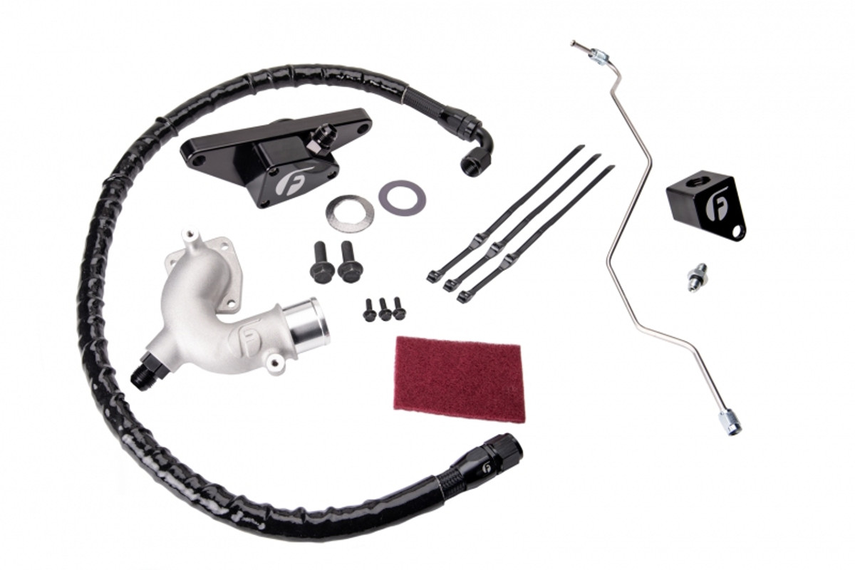 Fleece Performance Engineering Cummins Coolant Bypass Kit - 2007.5-2012 Dodge 6.7L FPE-CLNTBYPS-CUMMINS-0712 