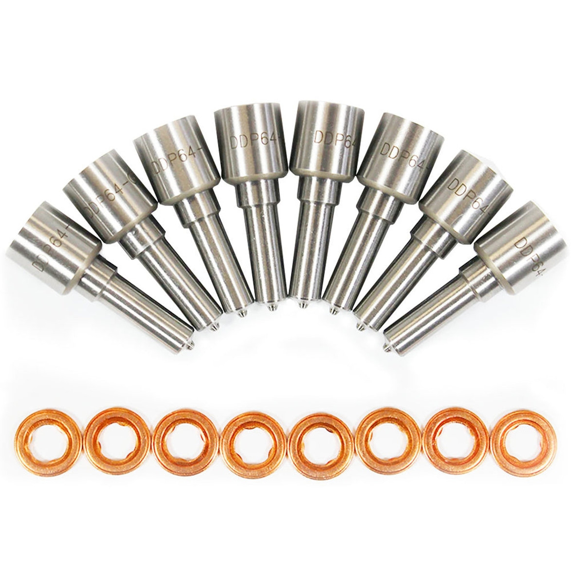 DDP - Dynomite Diesel Products Dynomite Diesel - (30% Over) 80-100HP - 6-Hole Injector Nozzle Set - 2008-2010 Ford 6.4L Power Stroke - FD64-100NZ 