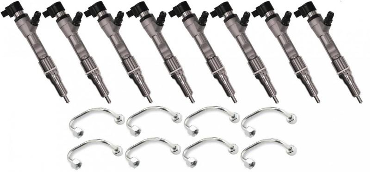 Dynomite Diesel - (15% Over) 50HP Diesel Fuel Injector Set - 2008-2010 Ford 6.4L Power Stroke - FD64-50