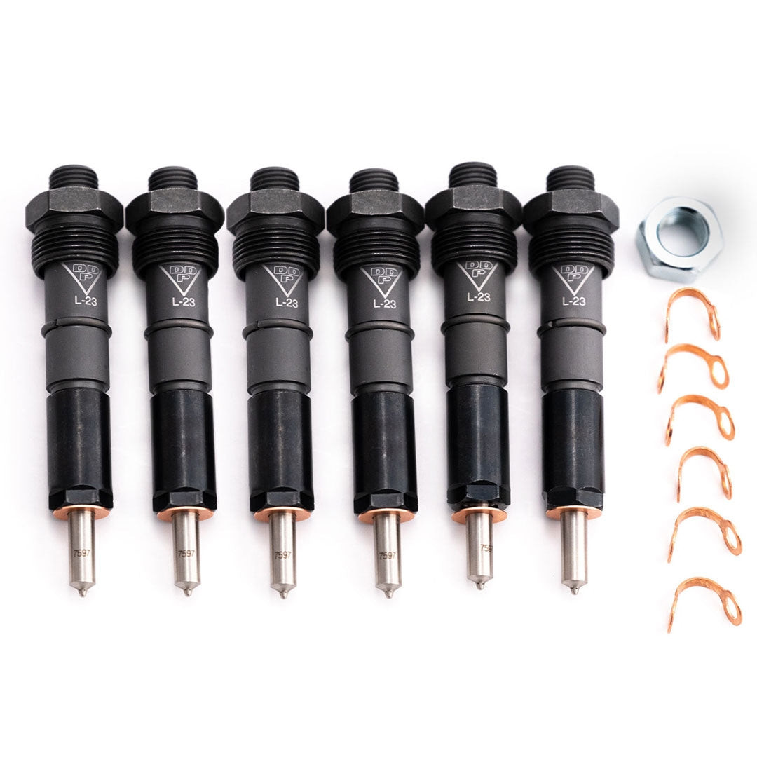 DDP Diesel Fuel Injector Set Stage 1 50 HP 1989-1993 Dodge 5.9L