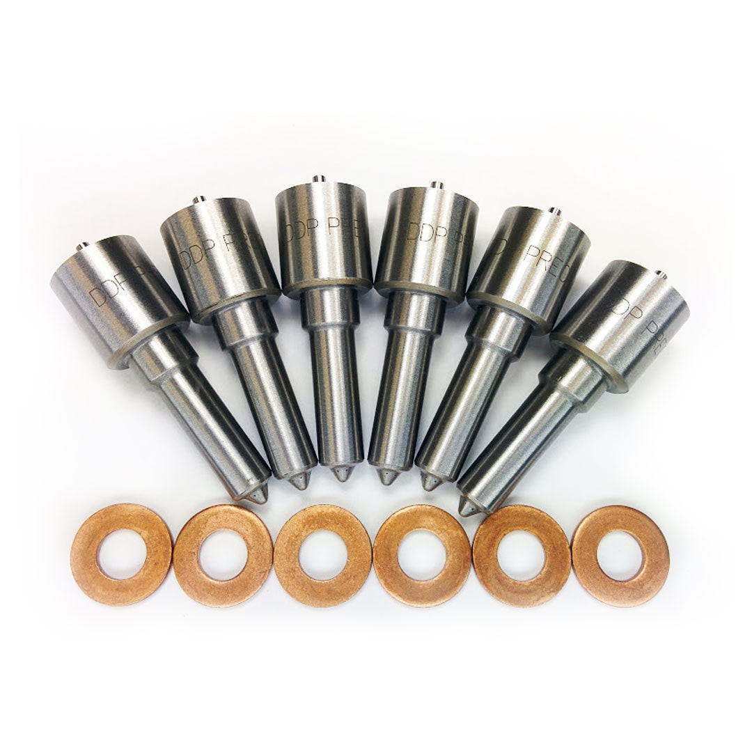 DDP - Dynomite Diesel Products Dynomite Diesel - Stage 3 (100 HP) - Injector Nozzle Set - 1998.5 - 2002 Dodge 5.9L 24-Valve - DDPISB-100NZ 