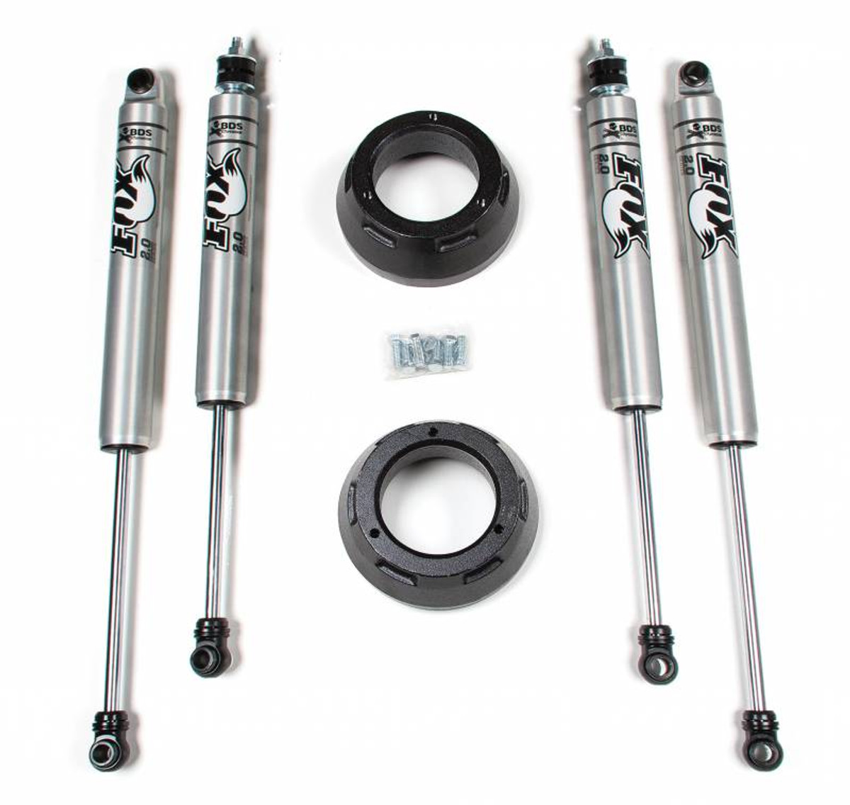 2" Coil Spacer Lift Kit (FOX Shocks) - 1994-2002 Dodge 3/4 or 1 Ton 4WD 204HFS