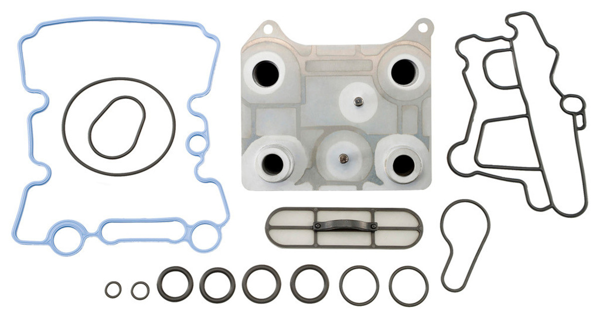 Alliant Power Engine Oil Cooler Kit - 2003-2007 Ford 6.0L Power Stroke AP63451 