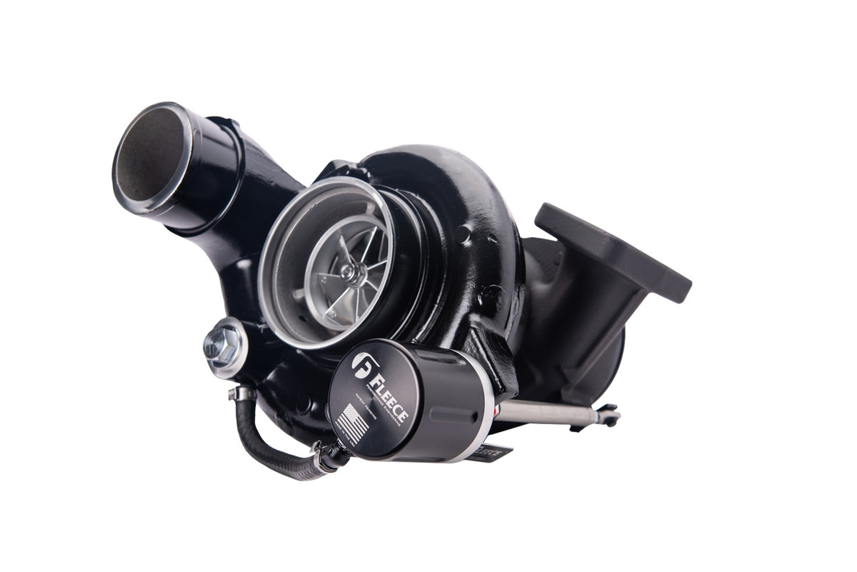 Fleece Performance Engineering Fleece - 63mm FMW Cheetah Turbocharger - 2003-2004 Dodge 5.9L Cummins - FPE-351-0304 Fleece Performance Engineering Fleece - 63mm FMW Cheetah Turbocharger - 2003-2004 Dodge 5.9L Cummins - FPE-351-0304