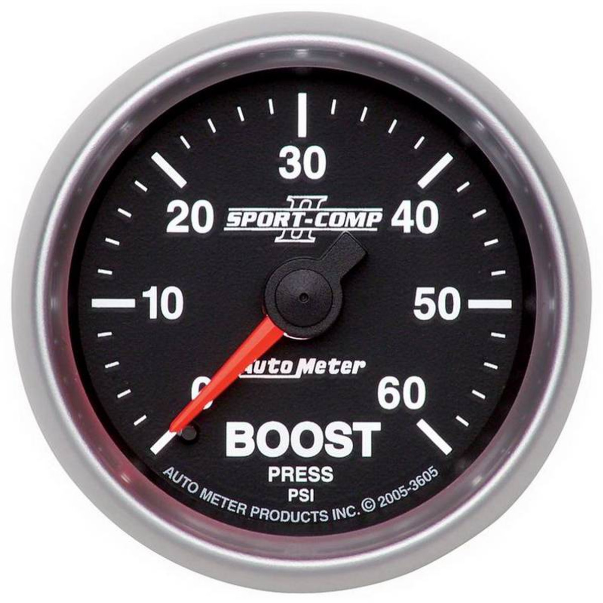 2-1/16" BOOST PRESSURE 0-60 PSI - MECH 3605