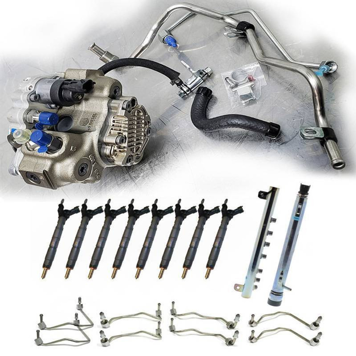 Performance Diesel Parts Full CP4 to CP3 Conversion Kit - Offroad Use Only - No Tuning Required - 2011-2016 GM 6.6L LML Duramax LML-CP3-CONV-OR 