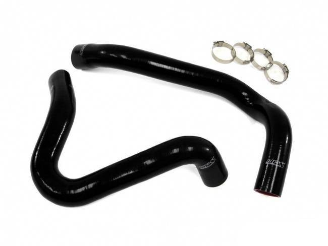 HPS Performance Products HPS - Black Reinforced Silicone Radiator Coolant Hose Kit - 1999-2001 Ford 7.3L with Dual Alternators 57-1331-BLK 