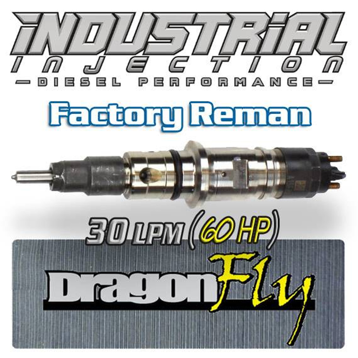 Industrial Injection - Factory Reman 60HP DragonFly Injector - 2007.5-2012 Dodge 6.7L 0986435518DFLY