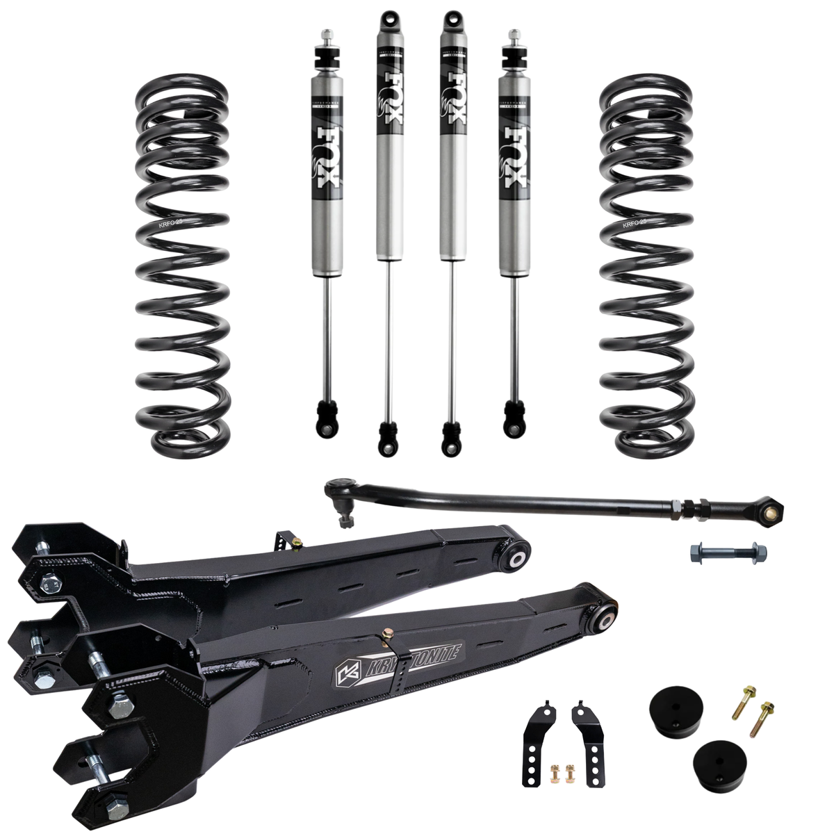 Kryptonite - Stage 3 Leveling kit (FOX Shocks) - 2017-2026 Ford F-250/F-350 Super Duty 4X4 KRFD17STAGE3FOX