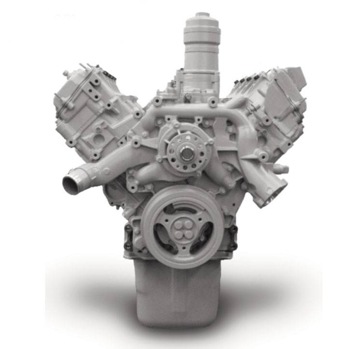 Long Block Engine w/ ARP Headstud Upgrade - 2003-2004 Ford 6.0L Power Stroke F250 - F550 MT 59G3L060FMS