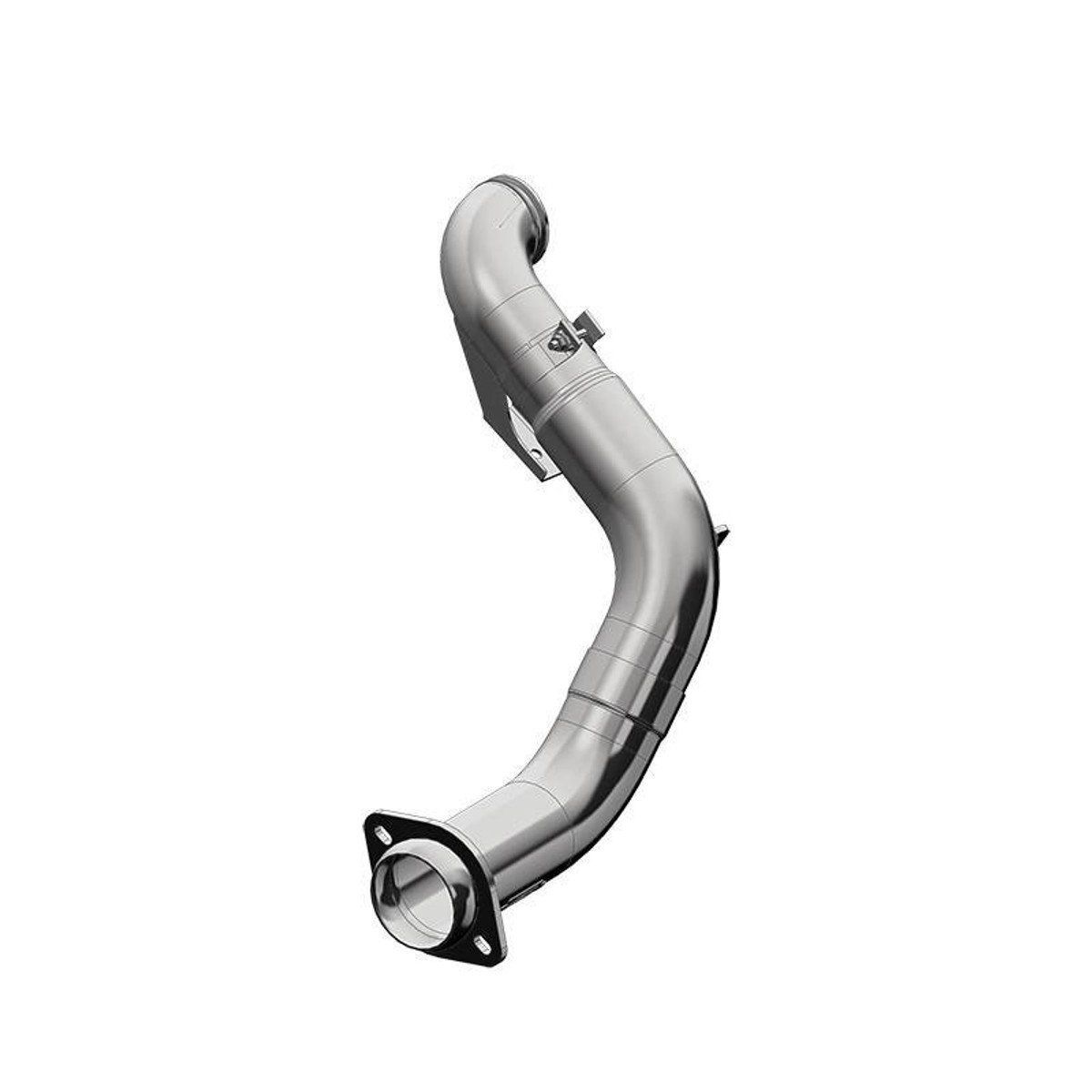 MBRP Exhaust MBRP  - 4 Inch - AL - Turbo Down Pipe - 2015-2016 Ford 6.7L Powerstroke Non Cab and Chassis Only CARB EO Num. D-763-1 FALCA460 
